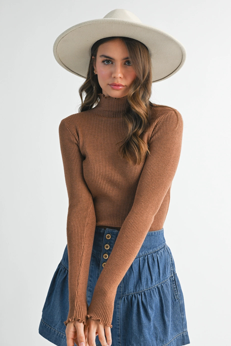 Marcey Mock Neck Sweater