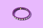 Enamel Stretch Bracelet - Small Gems - Zoe - Assorted Colors