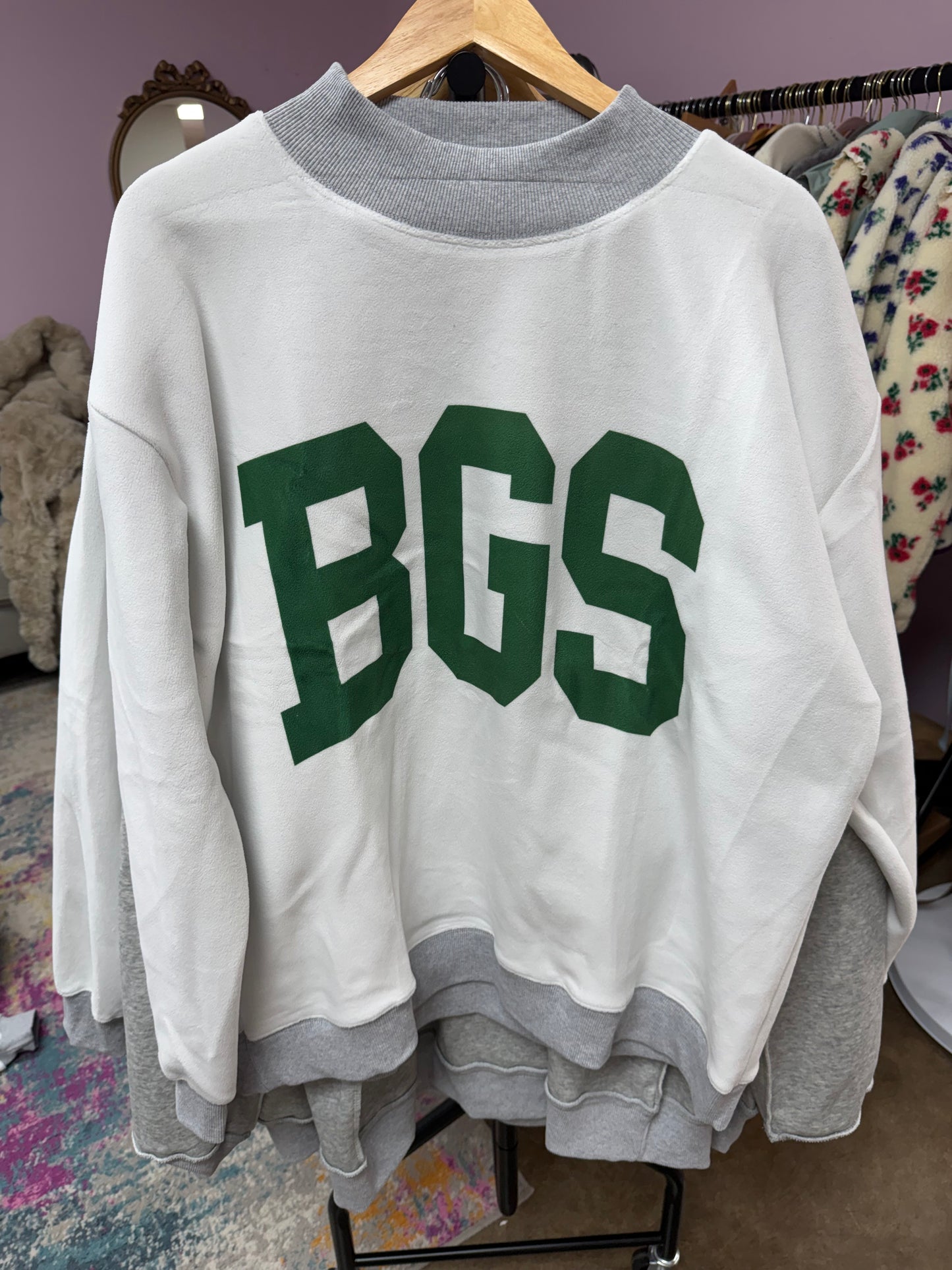 School Mock Neck Sweathshirts