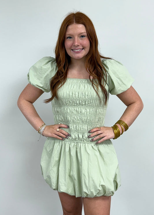 Aria Smocked Bubble Dress