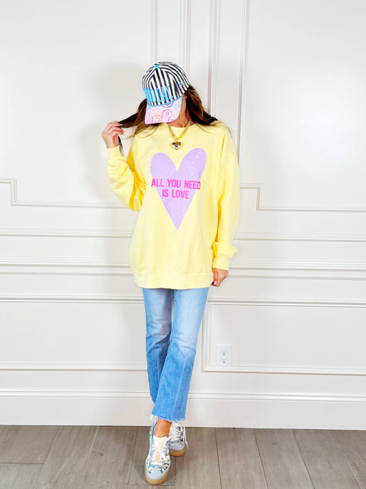 Heart All You Need You is Love Sweatshirt