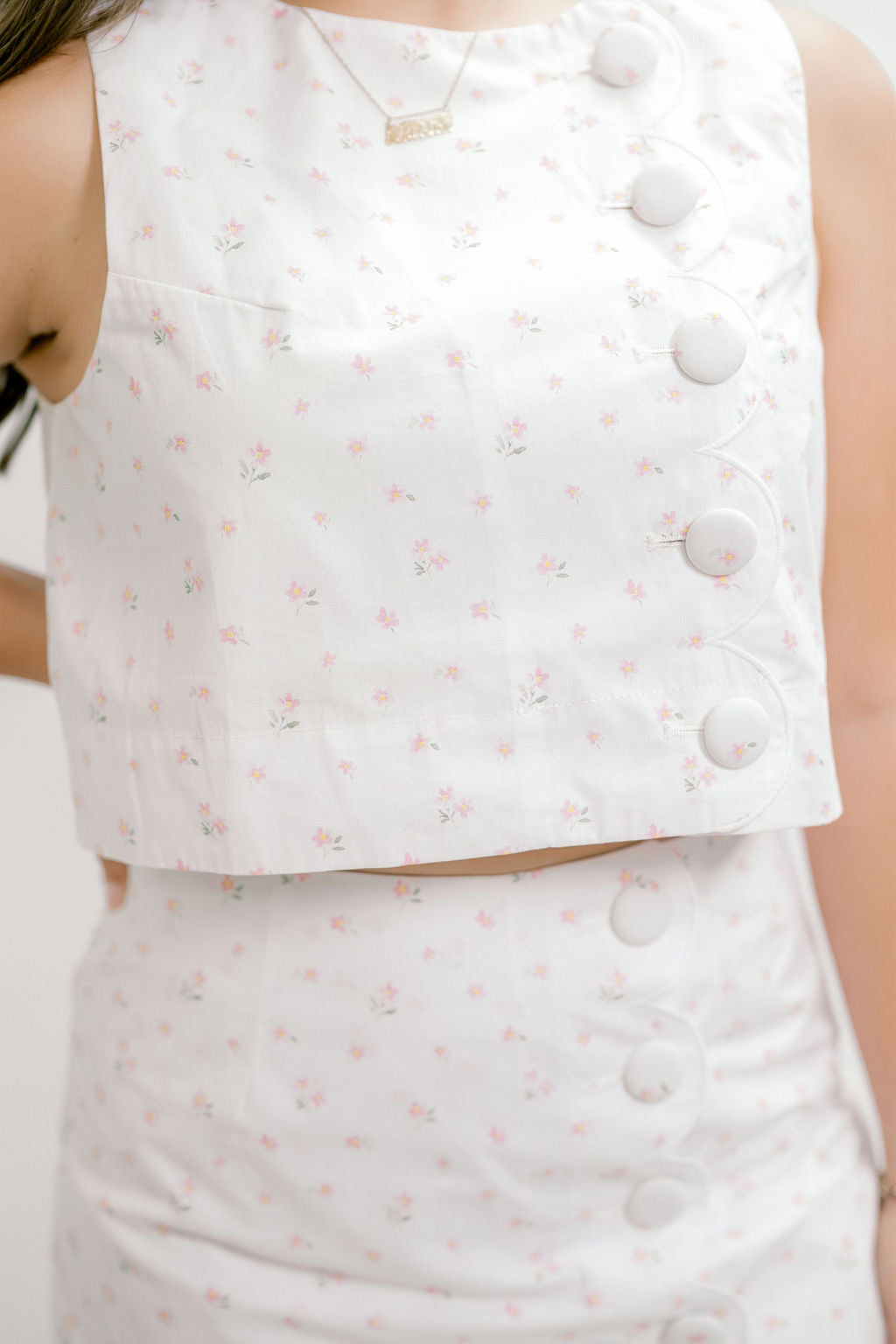 Floral Print Scallop Set