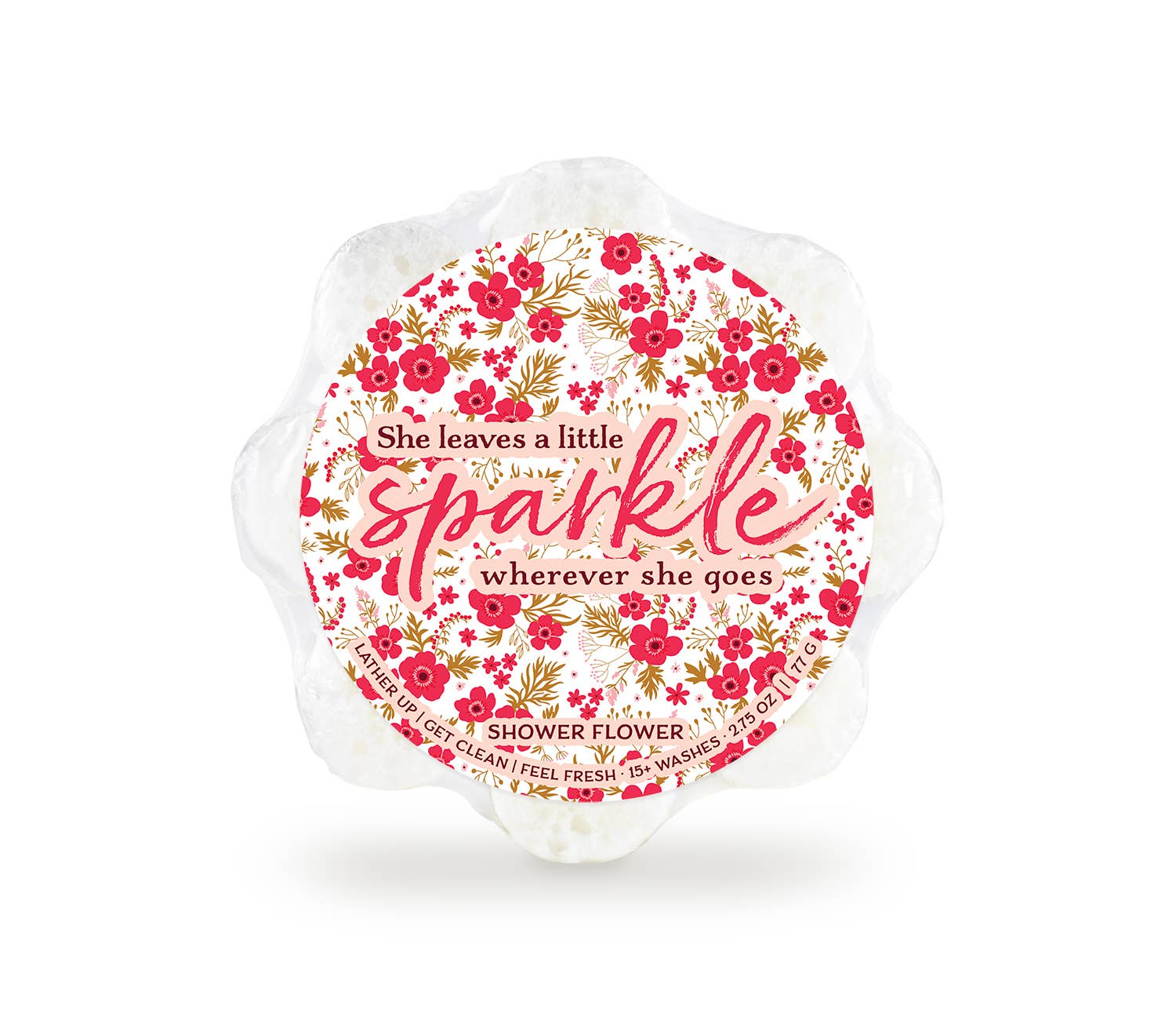 She Leaves a Little Sparkle Shower Flower