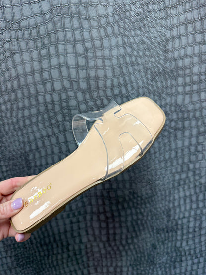 Clear Jelly Sandals