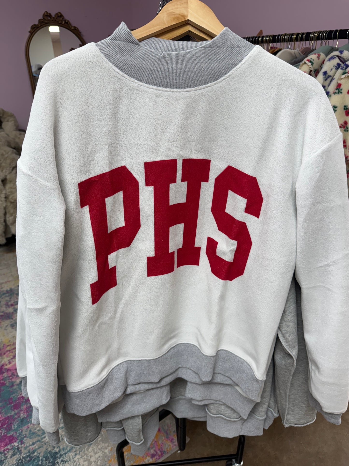 School Mock Neck Sweathshirts