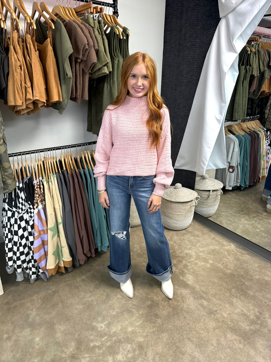 Jenna Side Slit Sweater