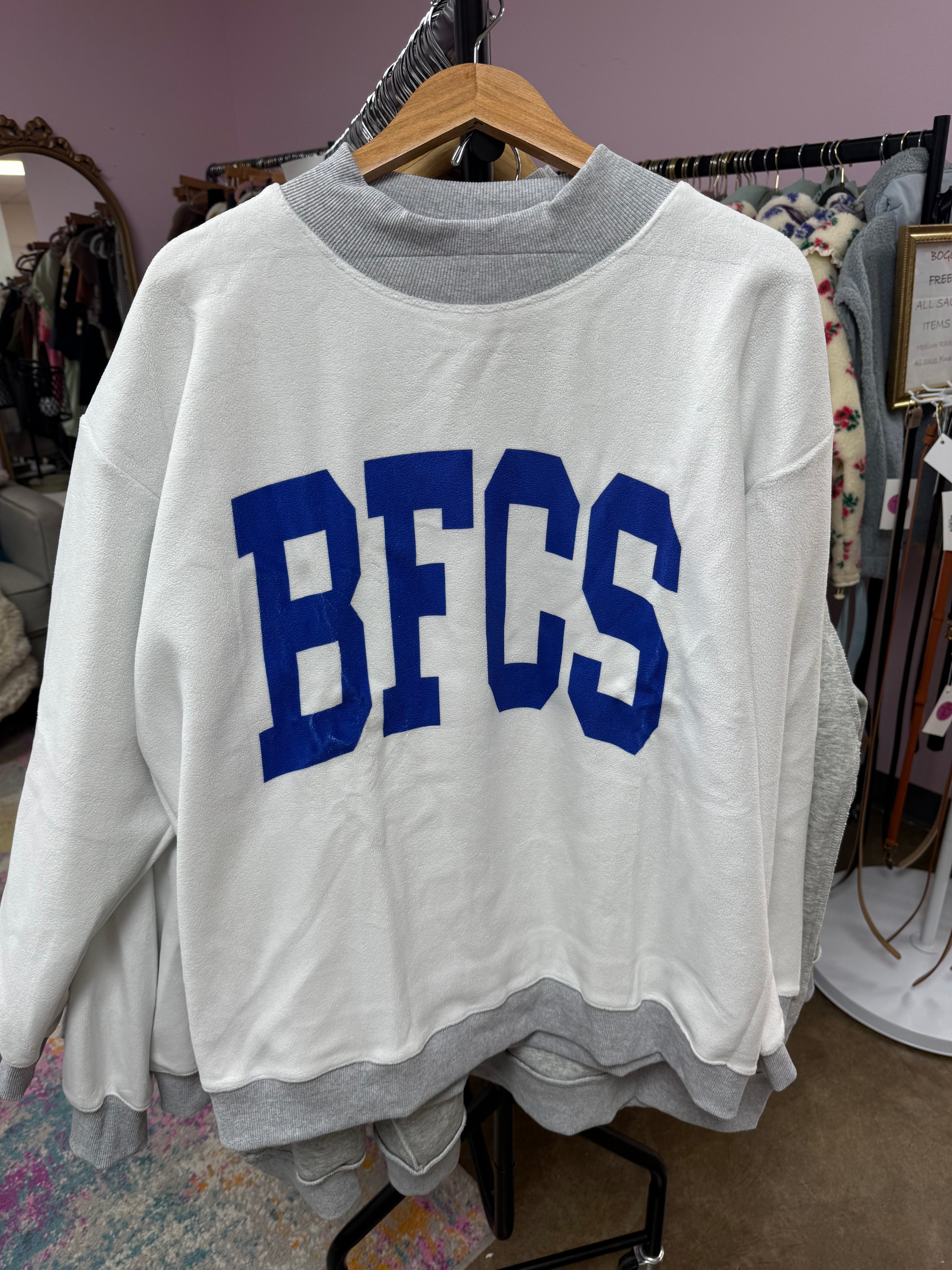 School Mock Neck Sweathshirts