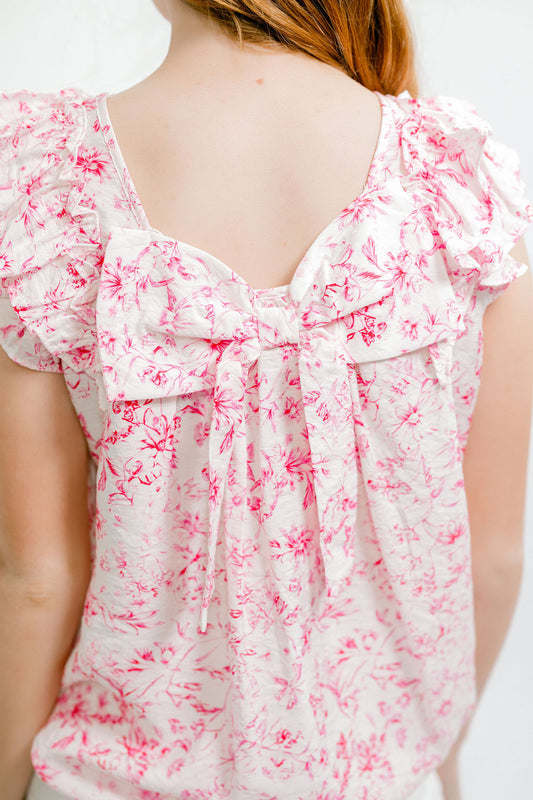 Floral Bow Top