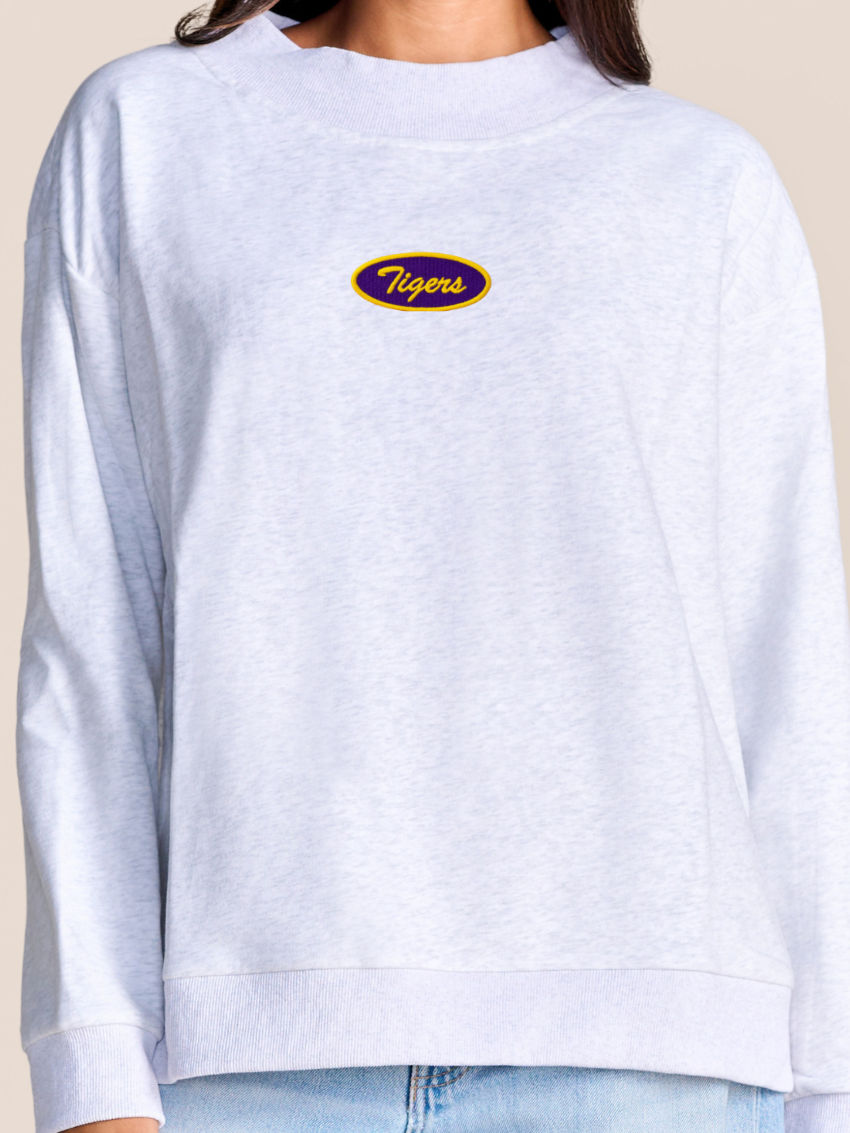 The Solo Icon Mockneck Sweatshirt | LSU