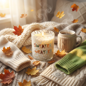 Sweater Weather  12oz  Icon Candle