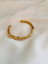 Pearl Bangle Bracelet