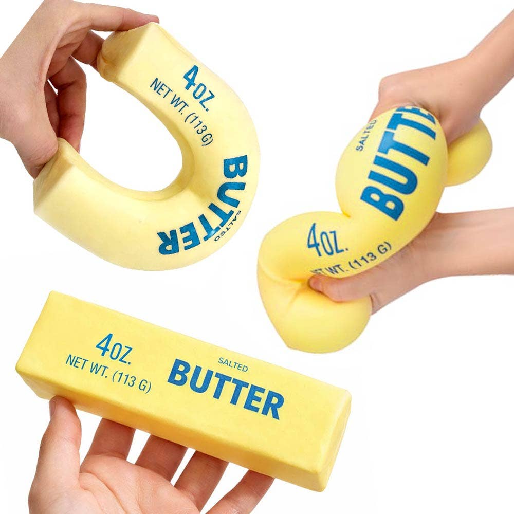 12PCS - Butter Stick Shape Squeeze Stress Relief Toy