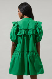 Maci Poplin Ruffle Dress
