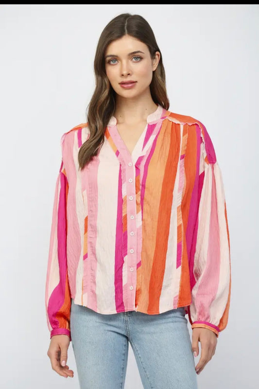 Suzi Button Down
