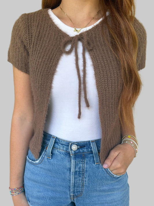 Dorothy Open Front Knit Top