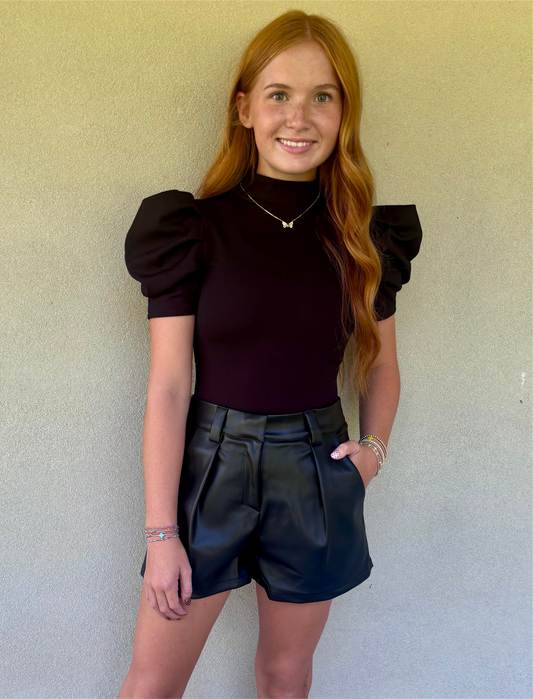 Puff Sleeve Bodysuit