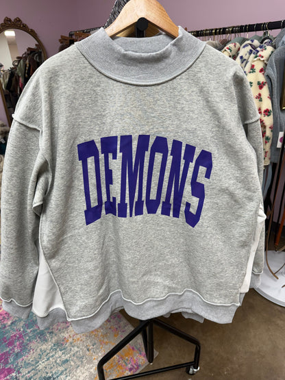 School Mock Neck Sweathshirts