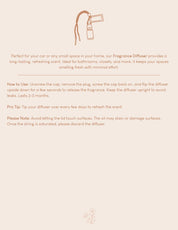 Salted Sunset Fragrance Diffuser