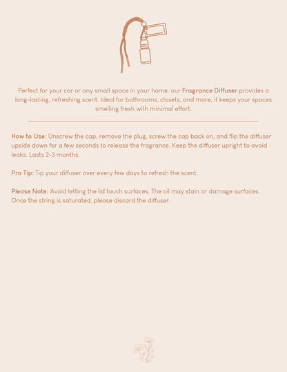 Beach Bum Fragrance Diffuser - Sunshine Collection