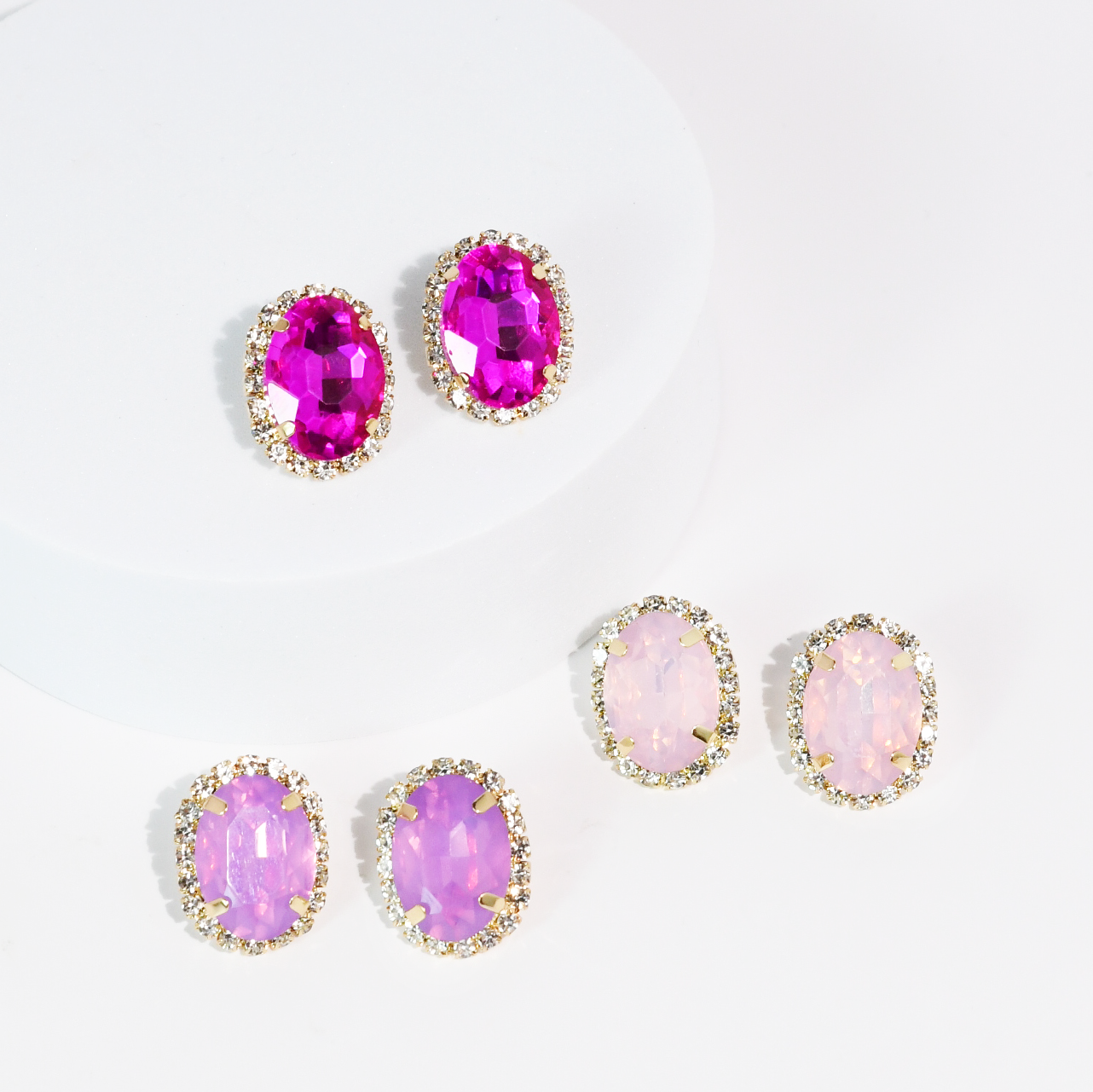 The Dolce Rosa Studs
