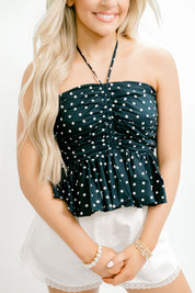 Polka Dot Halter Top