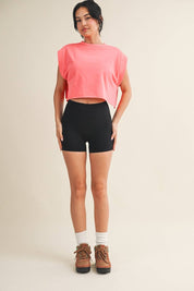 Mineral Wash Open Back Top