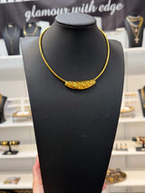 Delilah Hammered Magnetic Clasp Choker