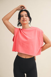 Mineral Wash Open Back Top