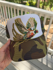 Backwoods Bougie Sequin Trucker Collection