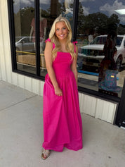 Karina Fuchsia Dress