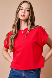 Cutout Back Knit Top