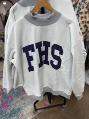 School Mock Neck Sweathshirts