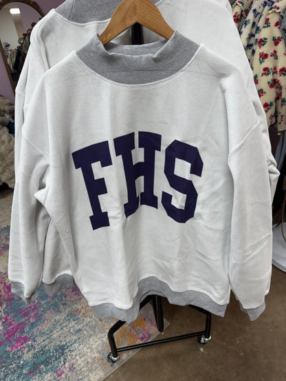 School Mock Neck Sweathshirts
