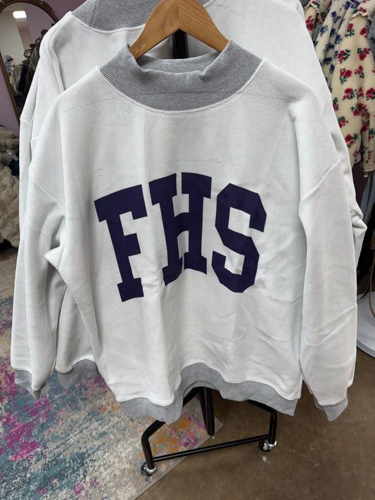 School Mock Neck Sweathshirts