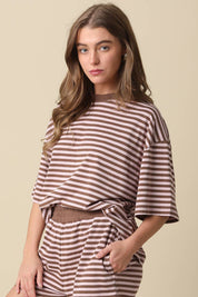 Lena Striped Relaxed Set