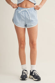 Lace Trim Running Shorts