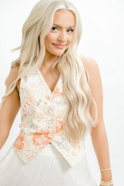 Scarlett Floral Vest