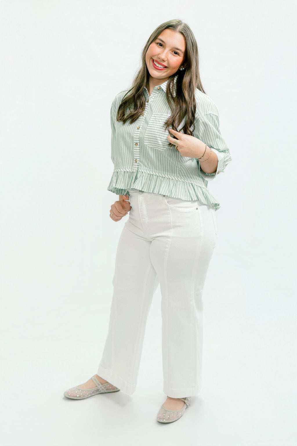 Madelyn Button Up