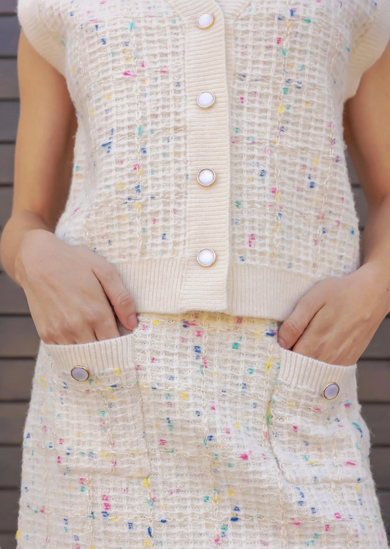 Ivory Tweed Set