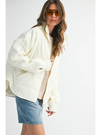 Bebe Puffer- White