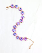Andi Rhinestone Bracelet Purple AB