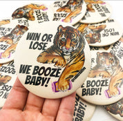 Boozy - Tigers - Game Day Button