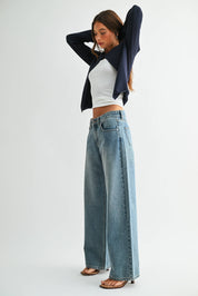 Joey Non-Stretch Baggy Wide Leg
