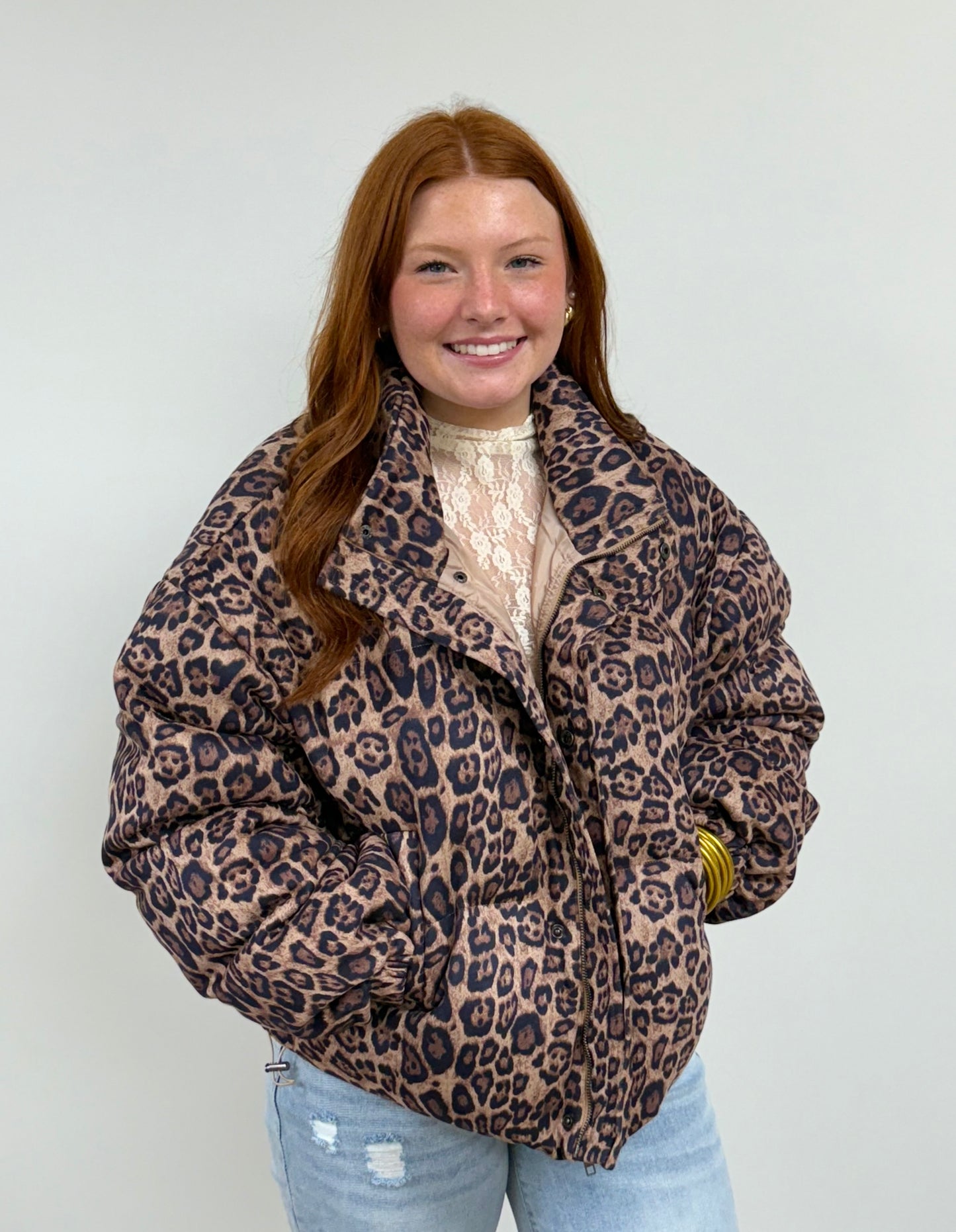 Lux Leopard Print Jacket