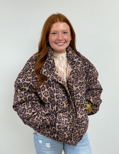Lux Leopard Print Jacket