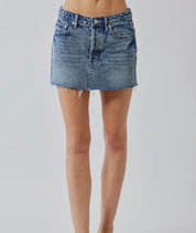 Denim Mini Skirt
