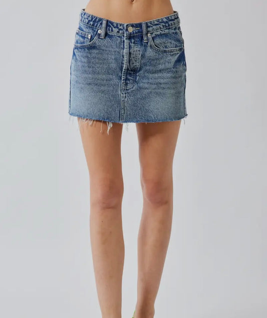 Denim Mini Skirt