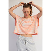 Terry Open Back Top