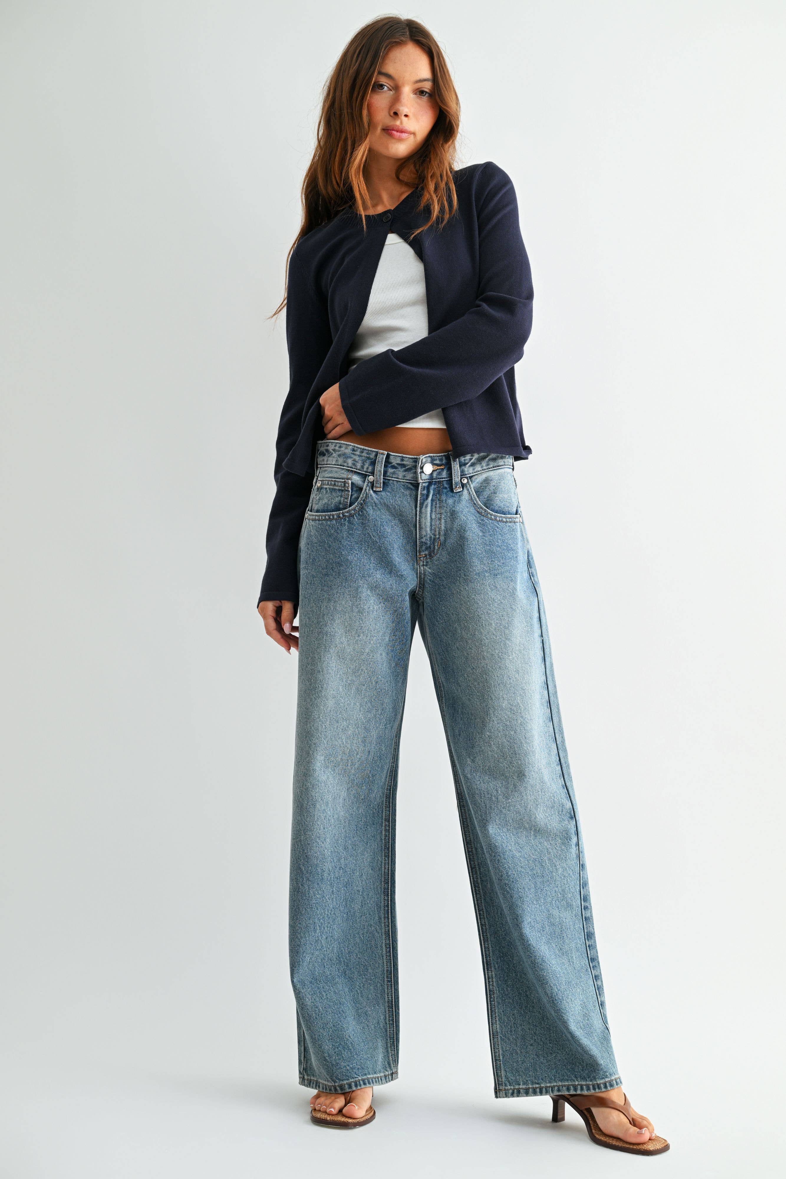 Joey Non-Stretch Baggy Wide Leg