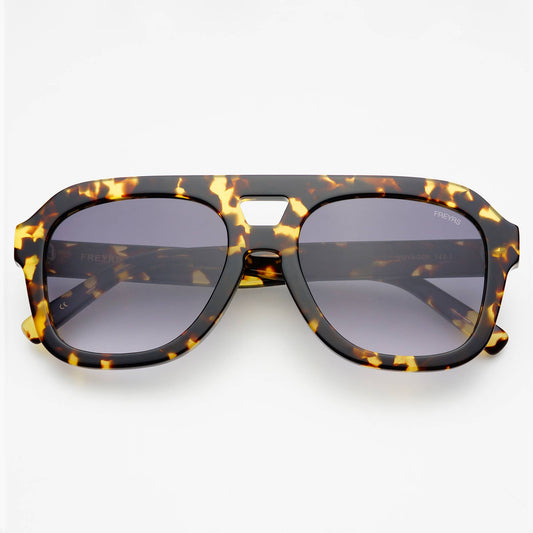 Voyager Acetate Oversized Aviator Sunglasses